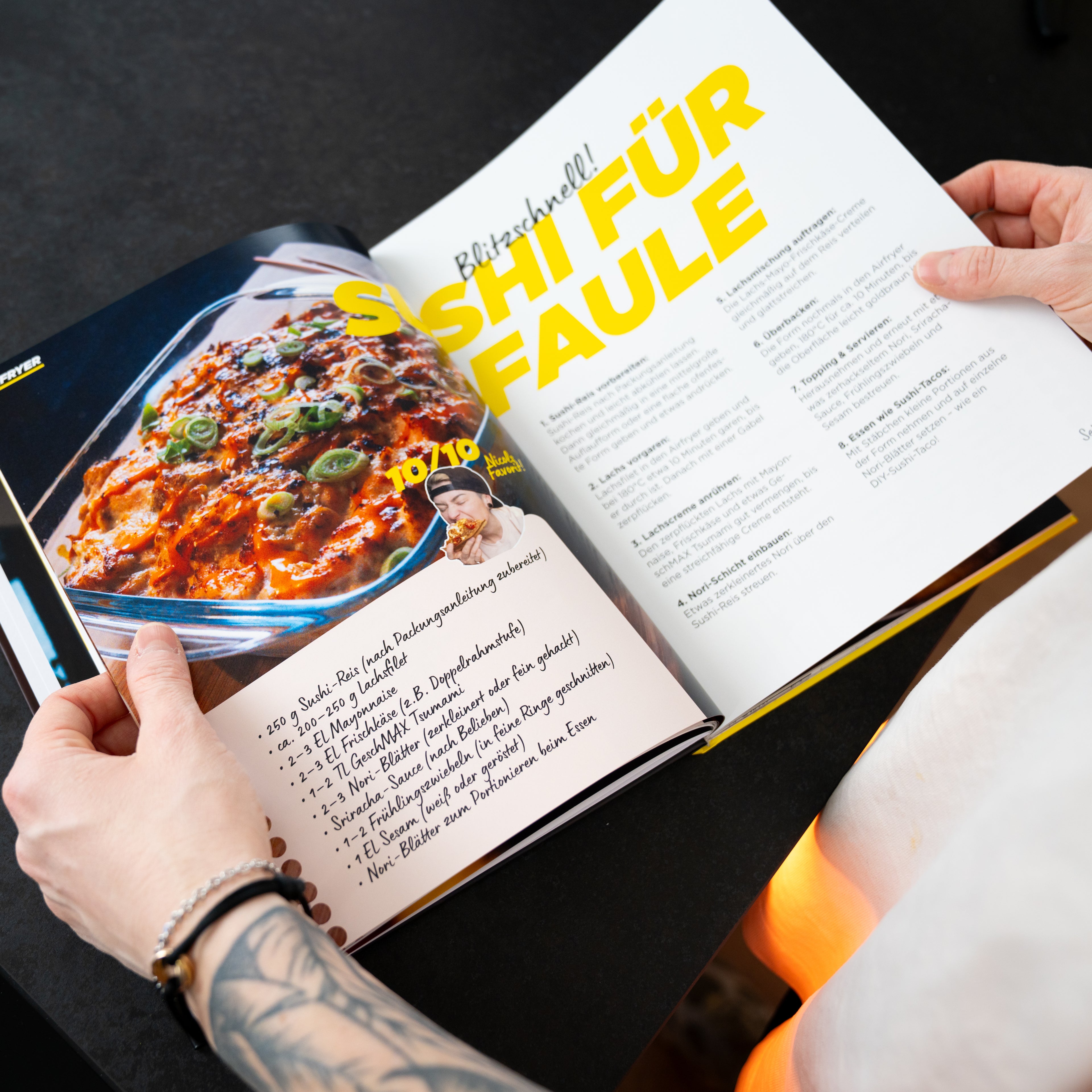 Sushi für Faule aus dem Airfryer by Nicolnic