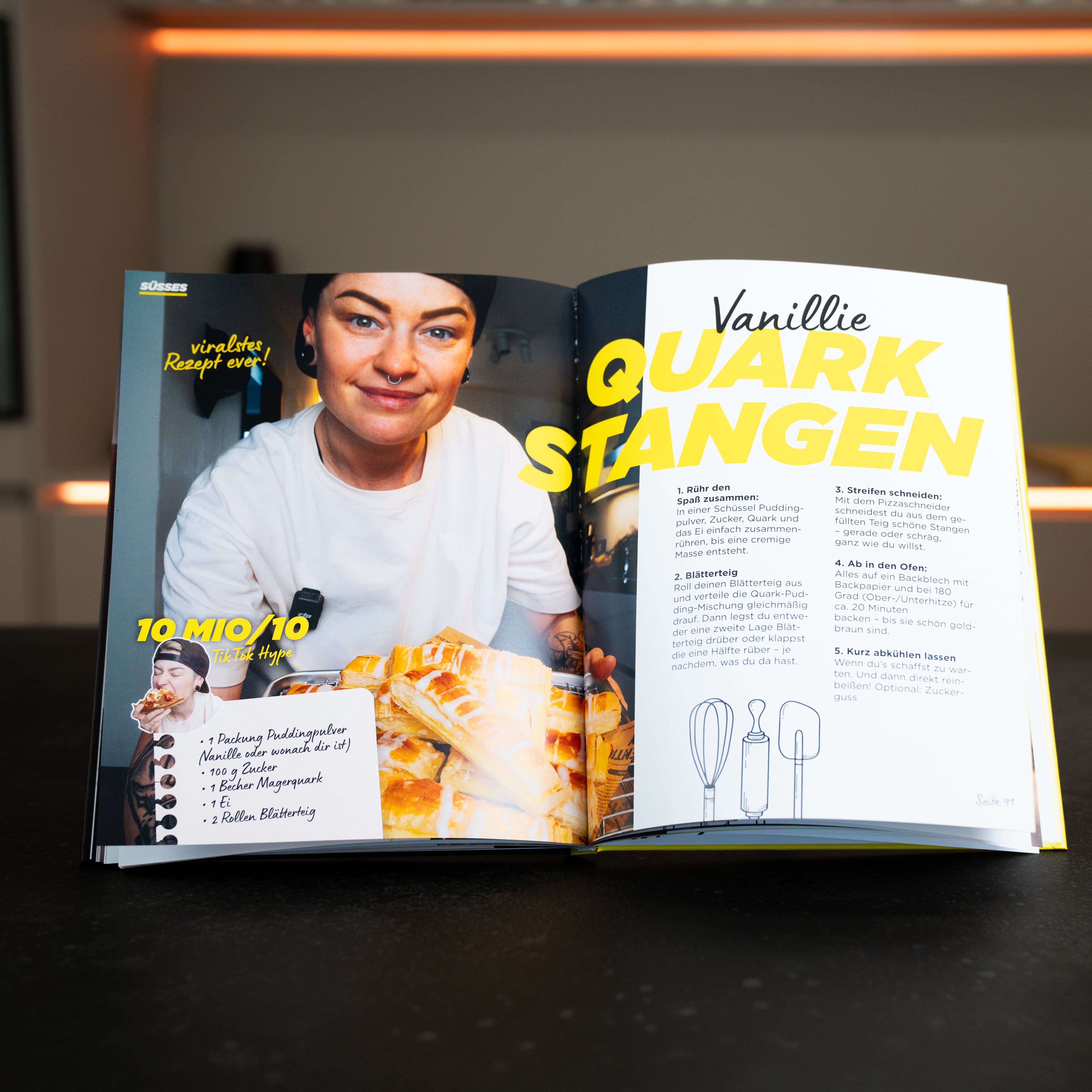 Quarkstangen das Rezept von TikTok von NicolNic